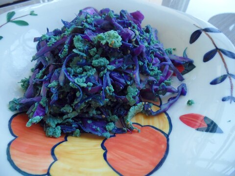 紫キャベツの炒め物